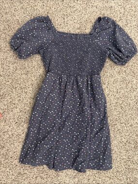 Smocked Puff Sleeve Floral Dress